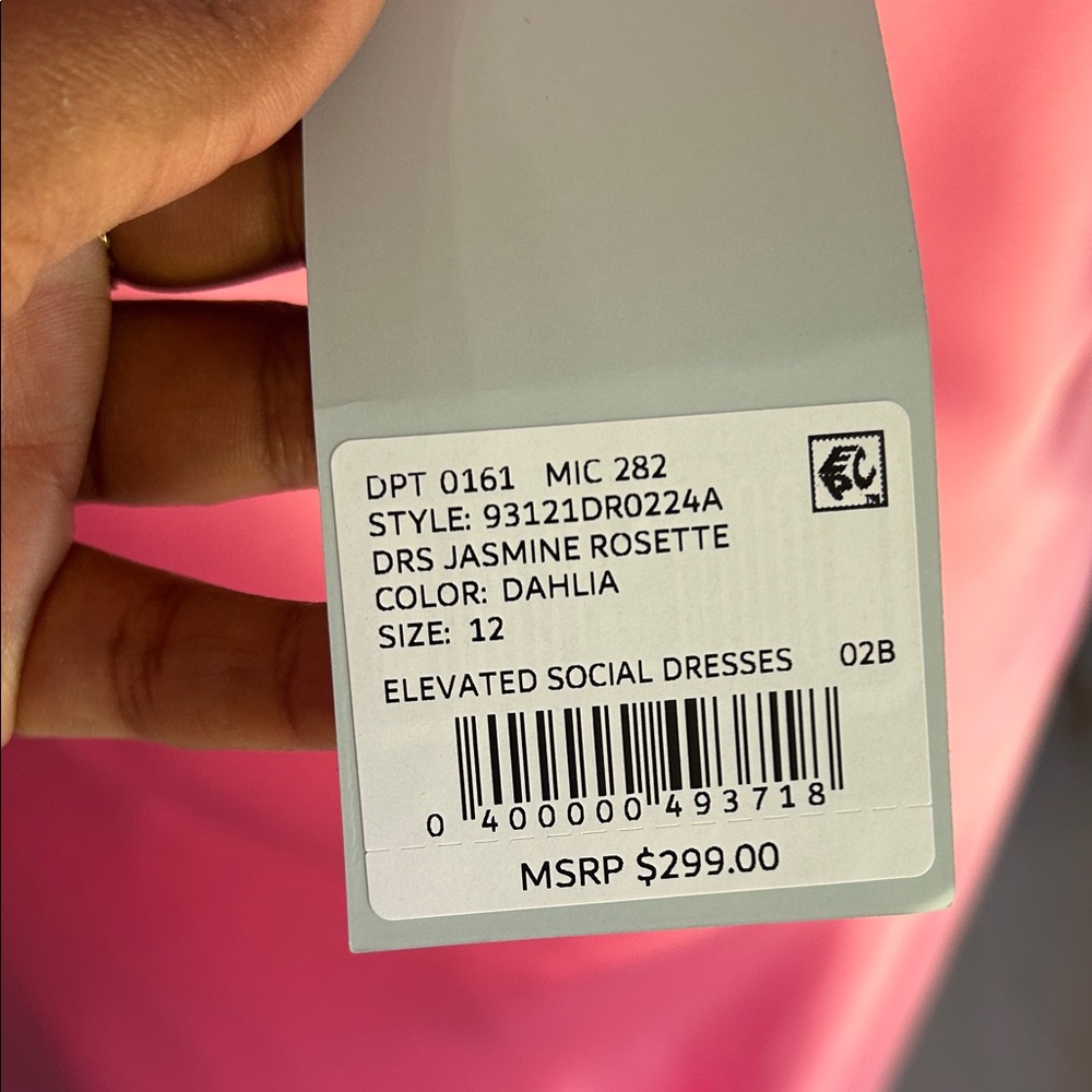 ANTONIO MELANI Pink Maxi Dress with Floral Detail - Picture 2 of 11